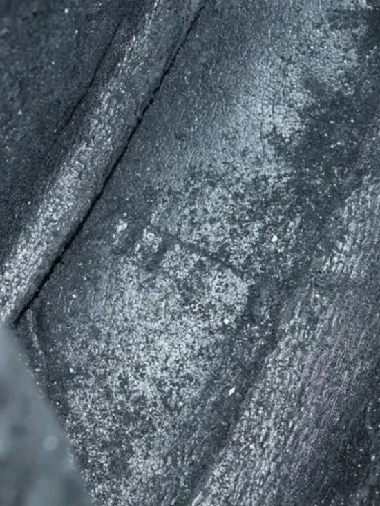 GUCCI Bamboo Hand Bag Patent leather 2 Set Black Auth bs33355 - Picture 15 of 16